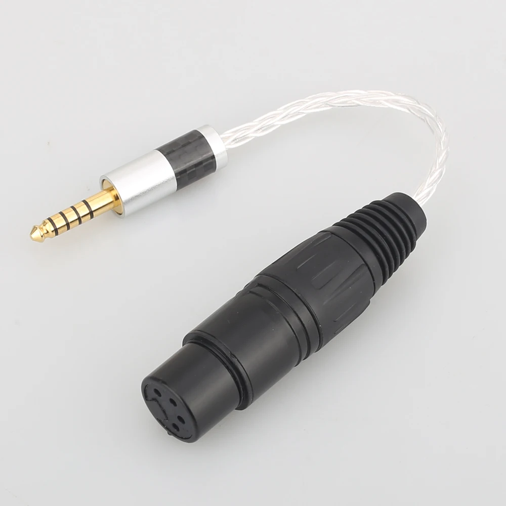 Wysokiej jakości 4.4mm zrównoważony męski do 4-pinowego XLR żeński zbalansowany kabel Adapter Audio TRS