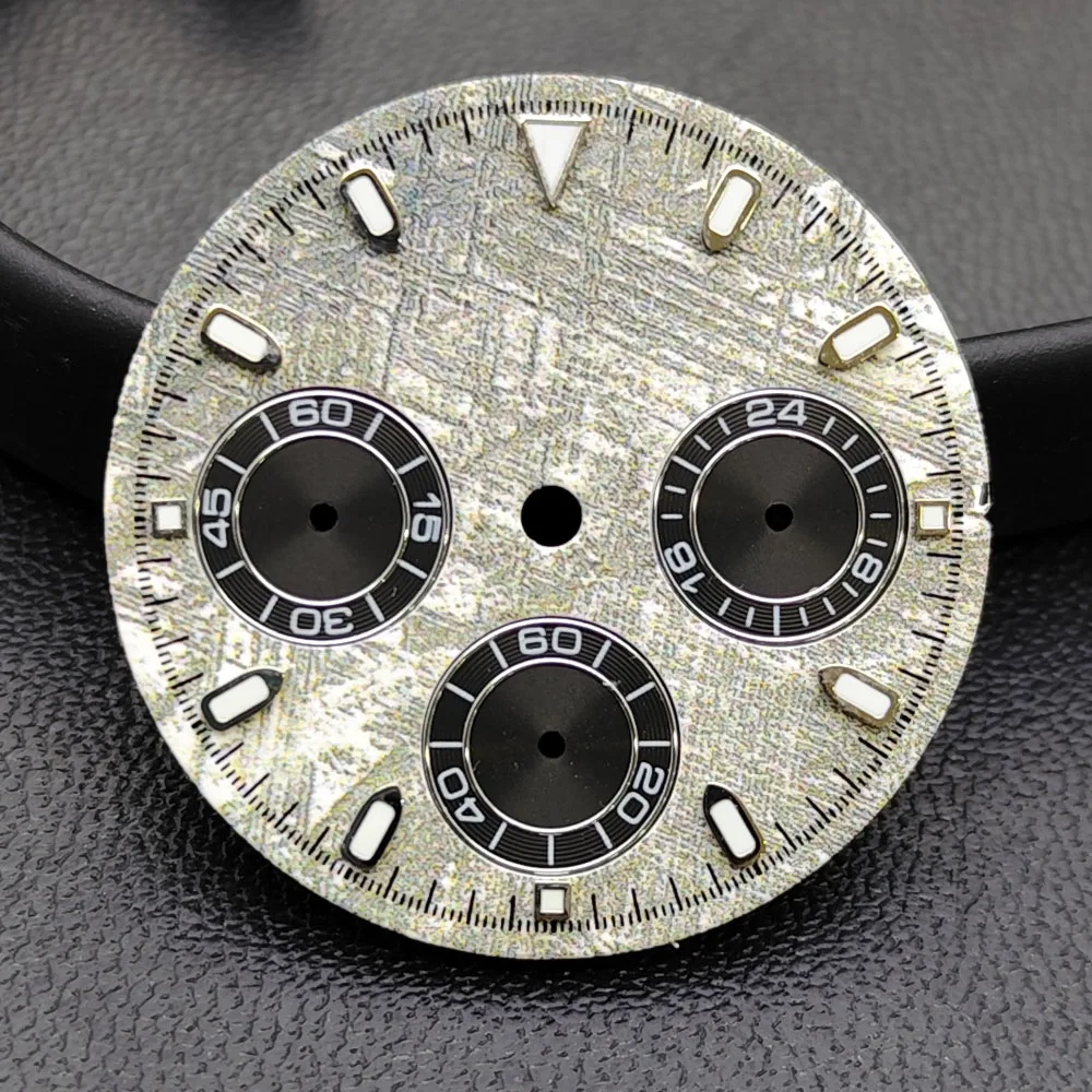 ل VK63 29 مللي متر الباندا الهاتفي ل VK 63 حركة الكوارتز مضيئة ساعة ملحق أجزاء أنيق ساعة رجالي مؤشر الاتصال 6-الأيدي