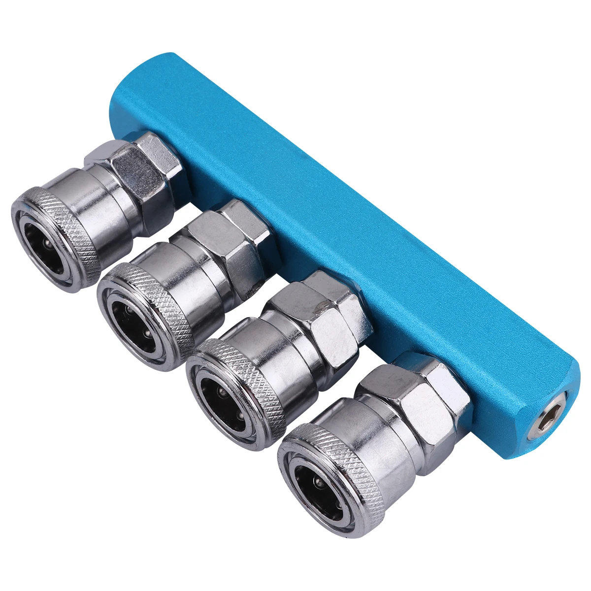 

Stainless Steel Air Coupler Plug Kit Pneumatic Quick Connector Hose Fittings Replacement Durable Easy Compatible