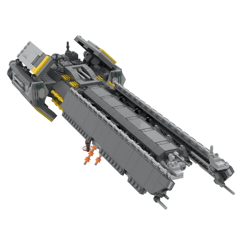 1040PCS MOC Game Series Helldiversed-2 Building Blocks Assembly Spaceship Model Super Destroyer Brick Toy Holiday Gift