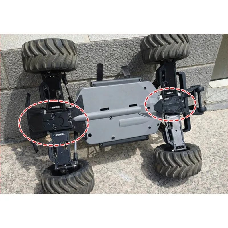 Chassis Armor Skid Plate for MJX HYPER GO 10210 1/10 Monster Truck RC Car, No-Drill Direct Fit Upgrade Part Accessories