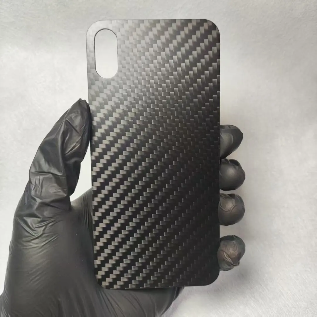 Carbon Fiber Texture Rear Back Cover For iPhone 11 Pro Max Replacement Spare Parts For iPhone X XR Xs Max Shockproof Housing