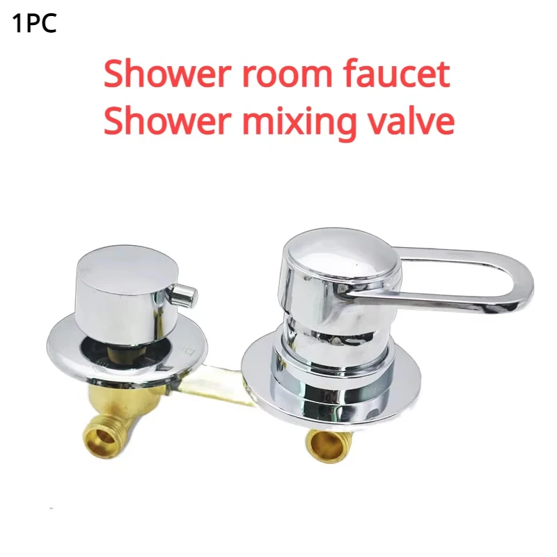 

Shower enclosure accessories all-copper shower enclosure faucet, shower screen, hot and cold water mixing valve and switch tools