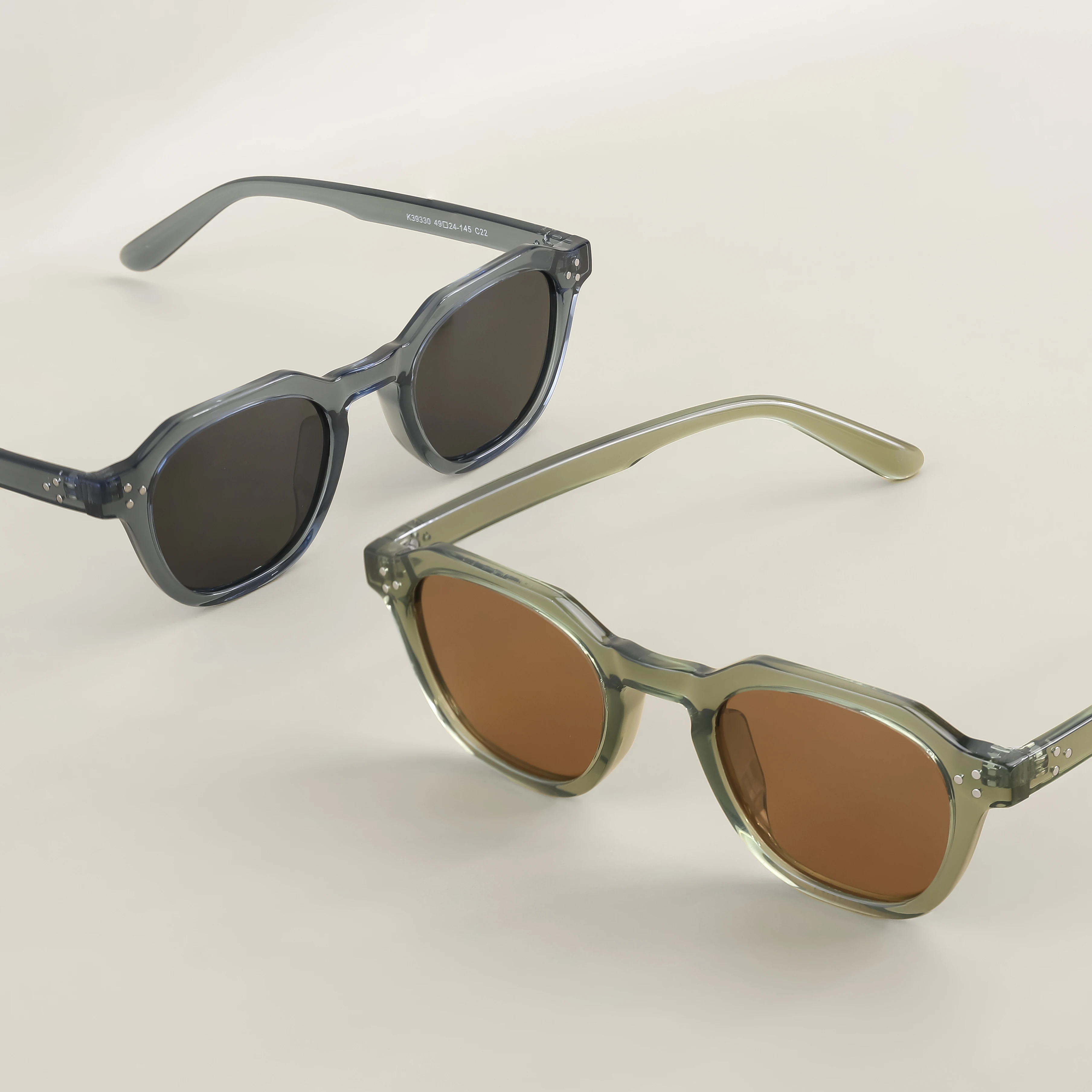 CATERSIDE Retro Polarisierte Sonnenbrille Männer Ultraleicht TR90 Rahmen Polygon Frauen Sonnenbrille Im Freien Hohe Qualität Reise Brillen – Detail 2