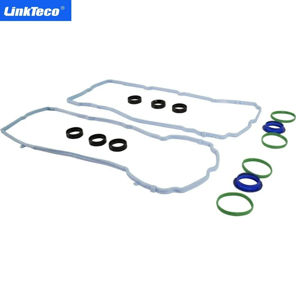 Auto Engine Valve Cover Gaskets Set Fit 3.0 3.2 3.6 L ERB GAS For Chrysler 200 300 Dodge Jeep GRAND CHEROKEE RAM LANCIA VW FIAT