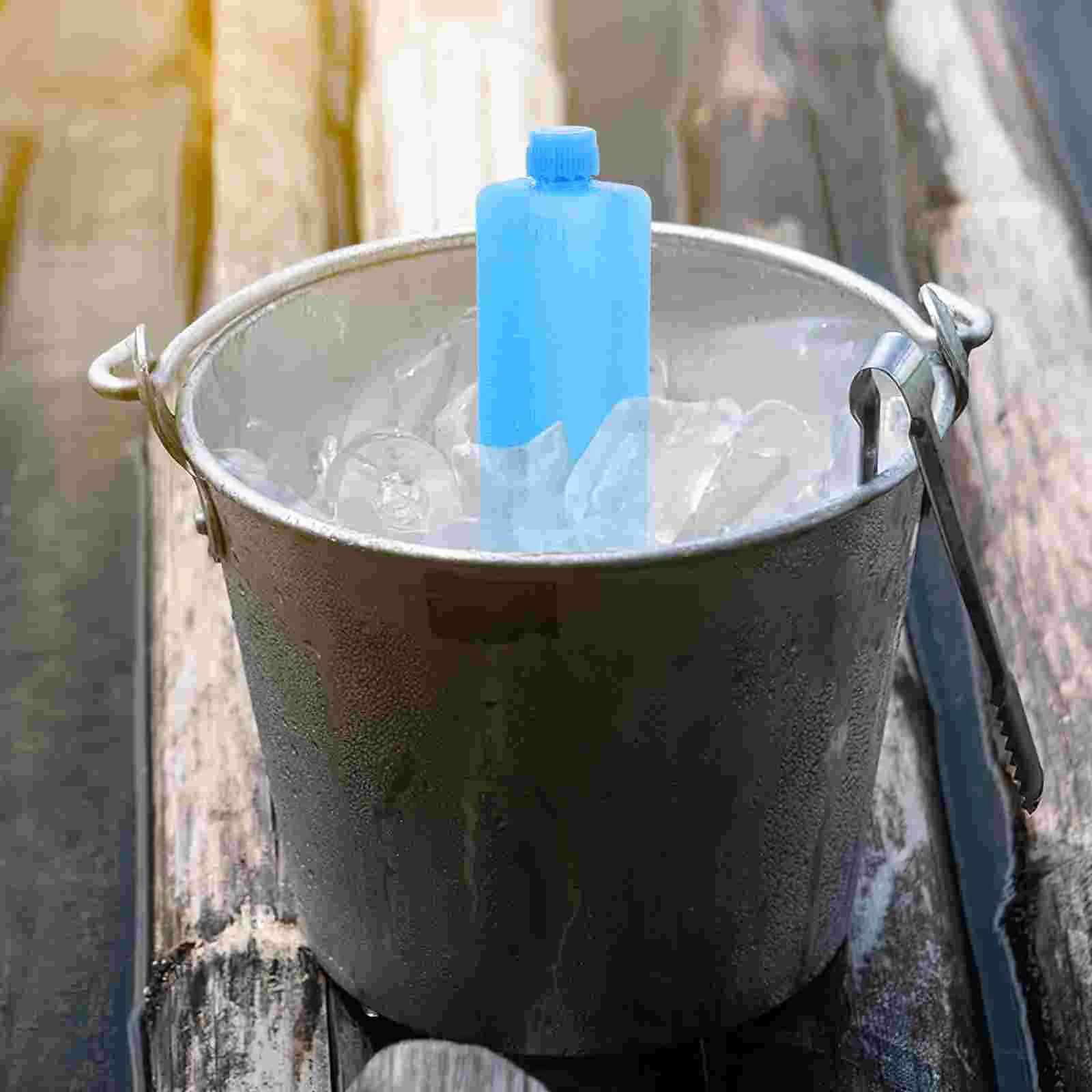 4 Pcs 에어컨 팬 얼음 크리스탈 상자 물이 채워진 팩 블록 가방 쿨러 Pe 용 우유 냉각 패키지