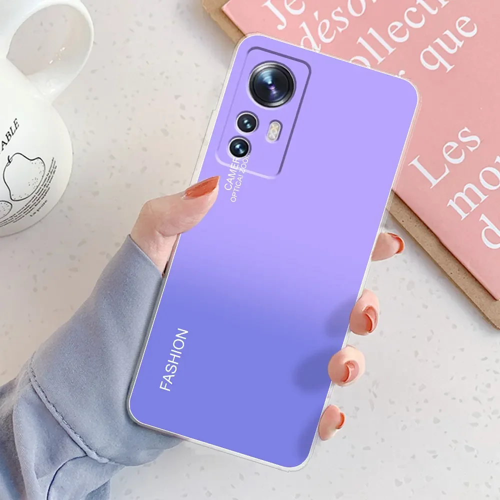 For Xiaomi 12 12 Pro 12X Case Back Cover For Xiaomi 12 Pro Girl Clear Phone Fundas Soft Silicone Case For Xiaomi 12T X 12s Ultra