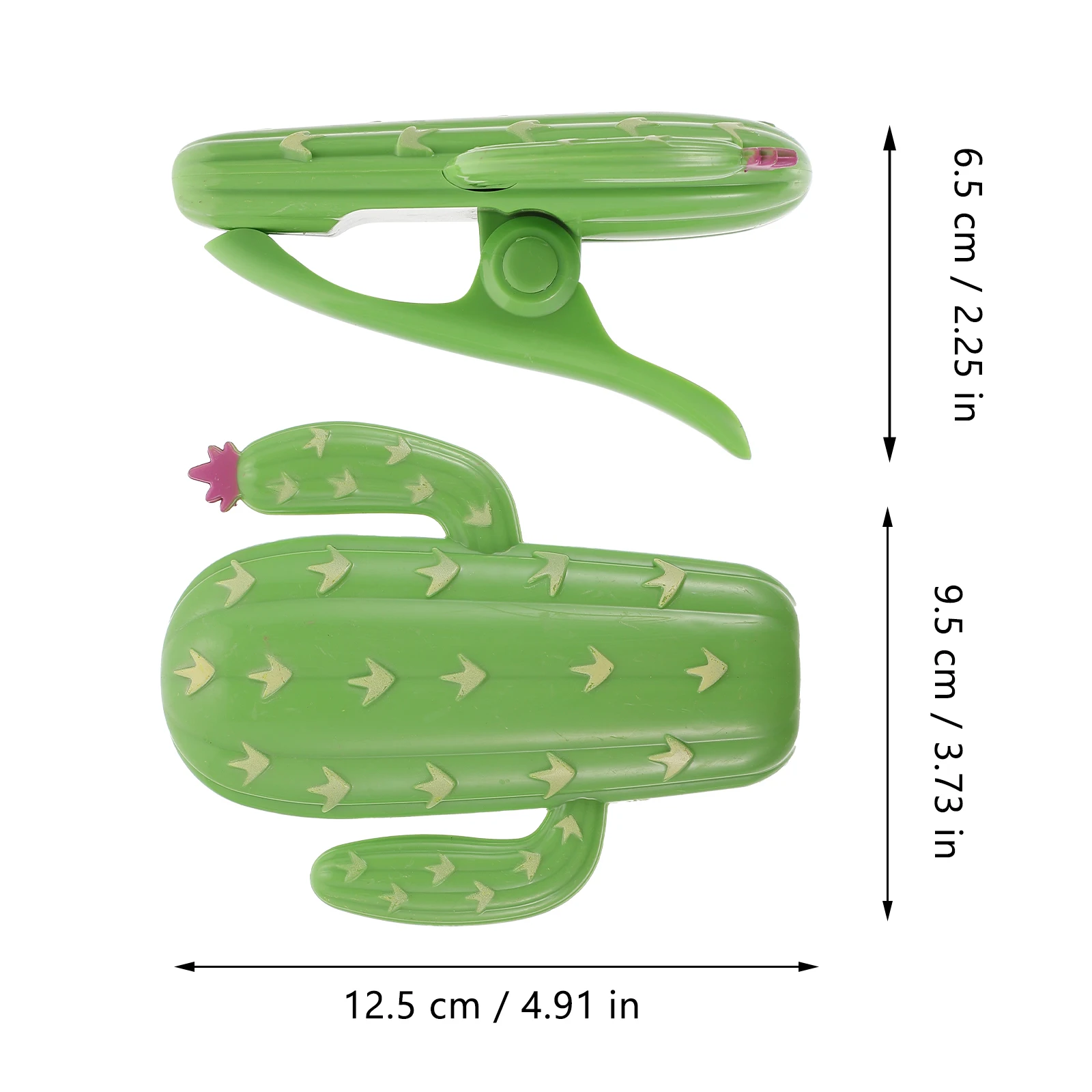 1pc Cactus Shape Towel Clamp Strong Windproof Clothes-Drying Clip For Socks Scarves Gloves Baby Clothes Household Use