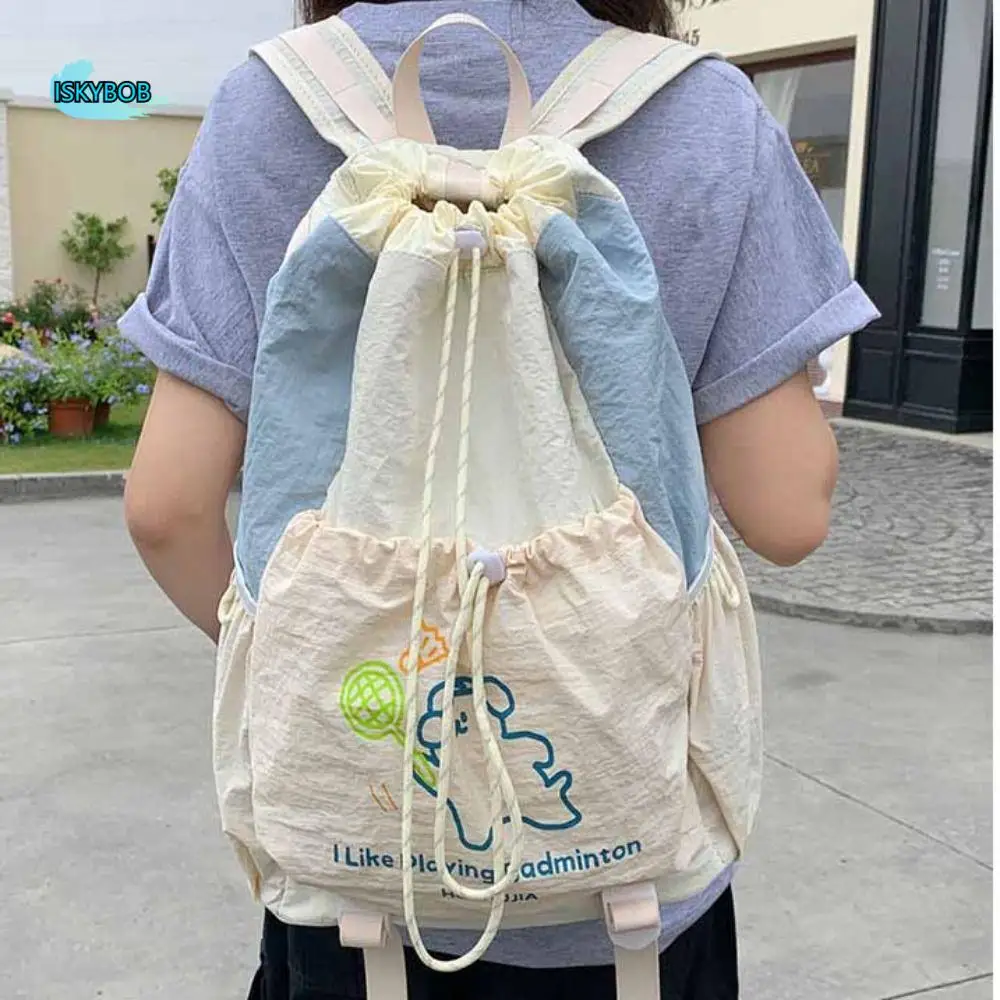 

Cartoon Puppy Sport Racket Storage Backpack Large Capacity Lightweight Fitness Shoulder Bag Tote Bag Badminton