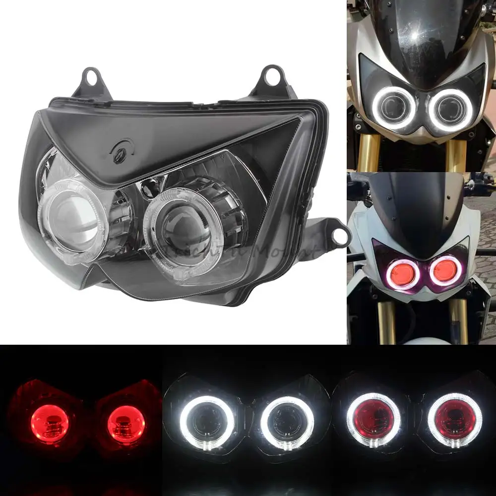 Motorcycle LED Lights Headlight Lo/Hi Beam Headlamp Custom Headlight Assembly faro moto For Kawasaki Z1000 Z750 Ninja 250R EX250