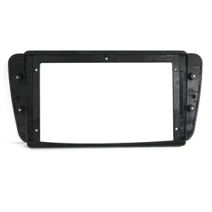 Mekede سيارة مزدوجة الدين راديو Fascia 9 بوصة لمقعد إيبيزا 6J 2009 - 2013 سيارة دي في دي داش الإطار محول كابل الطاقة 6 إطارات مبيعات رئيسية لراديو 2 Din Ibiza - No6