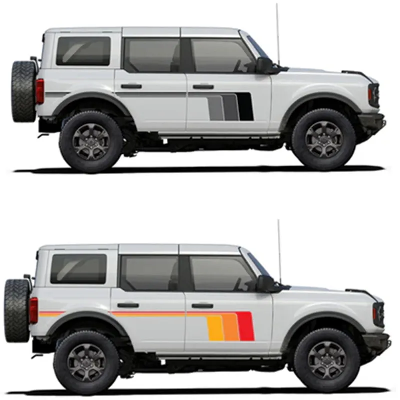 

Car Vinyl Stickers FOR Ford Bronco 5door Customized modification sports fashionable decal accessories