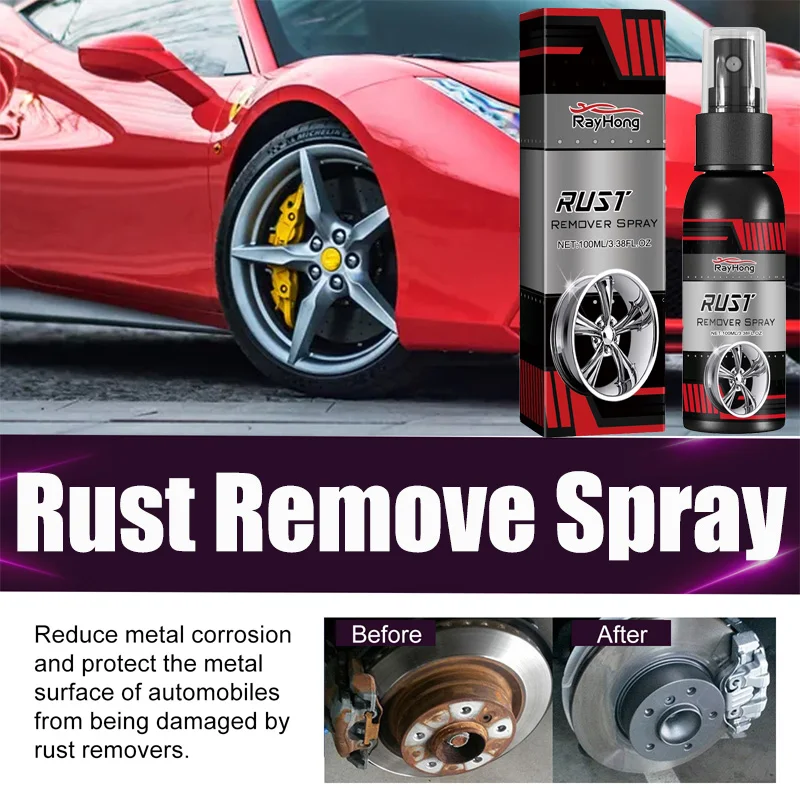 

Car Metal Rust Remover Rust Inhibitor Derusting Spray Multipurpose Home Car Hub Anti-Rust Iron Power Cleaning Car Maintenance