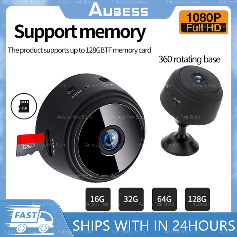 

AUBESS Wifi Camera A9 Mini Camera 1080P HD Mini Recorder Wireless Mini Camera Video Surveillance Video Recorder Security Camera