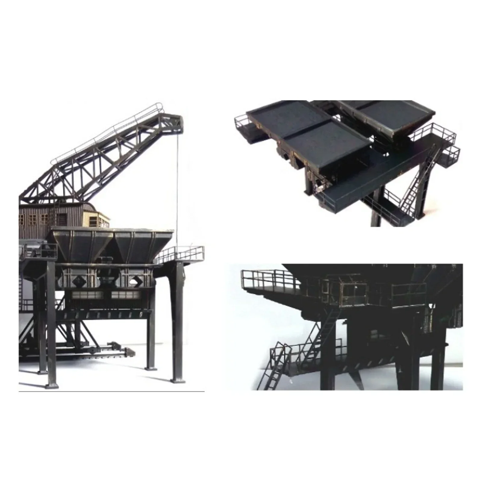 1:87 HO Scale Large Stoker Funnel Sand Table Train Architectural Scene DIY Miniatures Landscape Christmas gift for children
