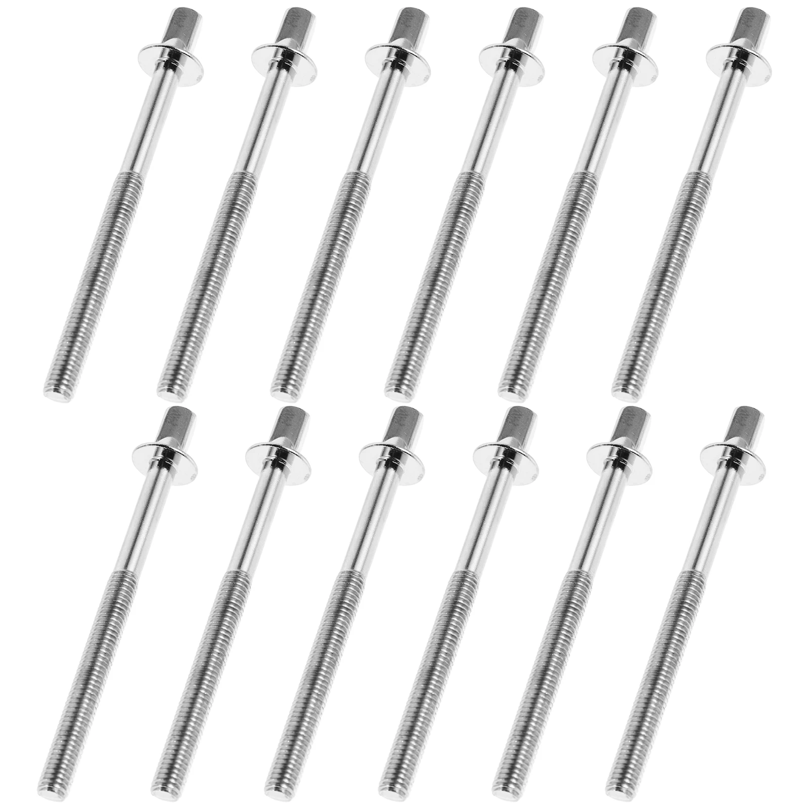 

12pcs Screws M5x60mm Stainless Steel Tension Lug Drum Parts Mounting Hardware Replacement Fasteners