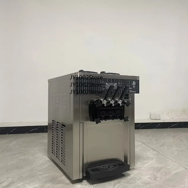 Stainless Steel Tabletop Ice Cream Machine 304 Food Grade Tank High Efficiency Energy Star Certified for Commercial Milk Water