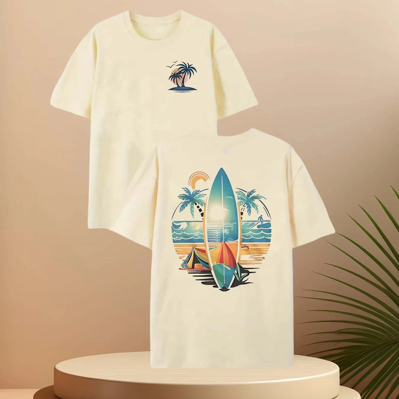 Men's Summer Cotton Fashionable Casual Loose Solid Color Multi-color Optional Sports Round Neck Short Sleeved T-shirt Top
