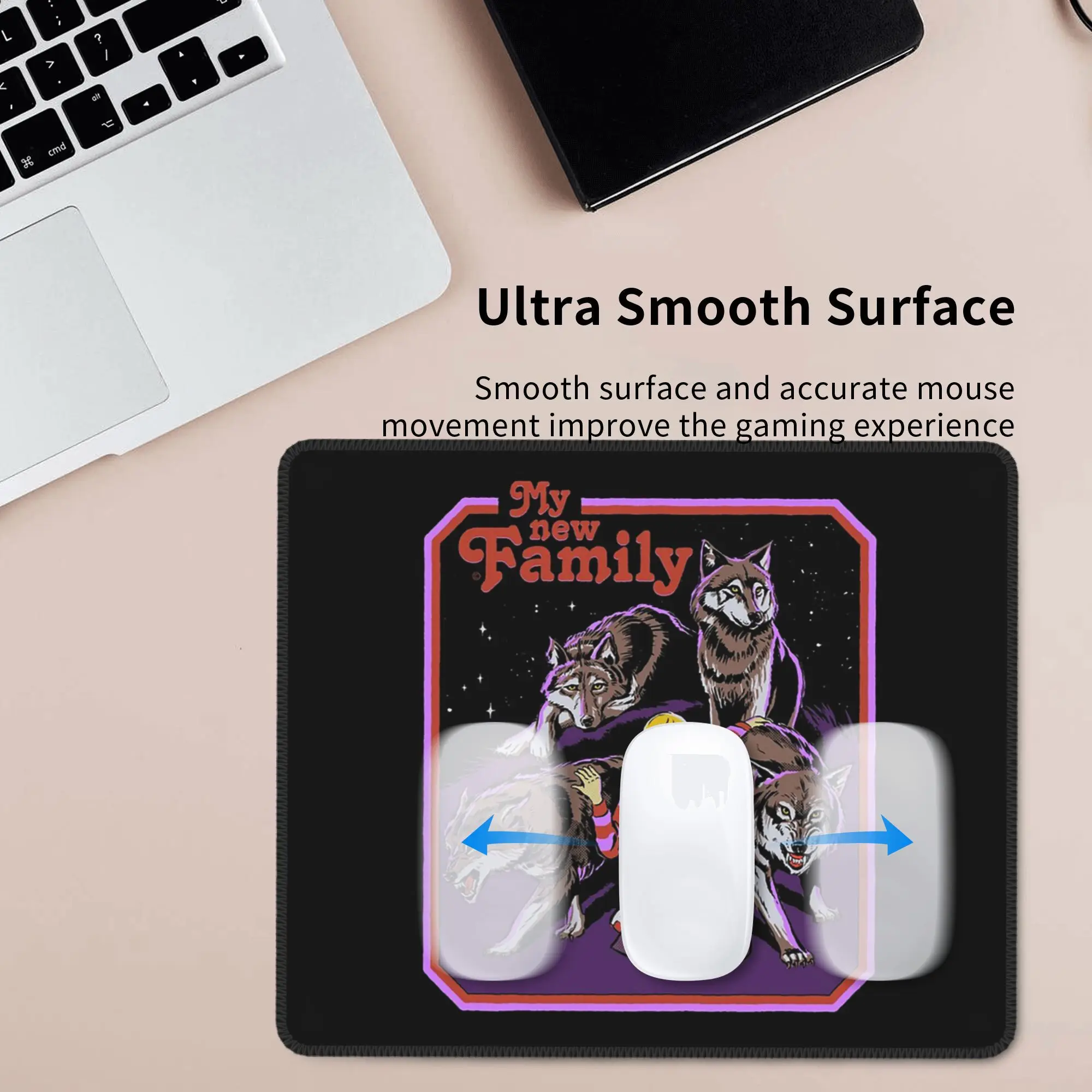 Mi nueva familia alfombrilla de ratón teclado de ordenador alfombrilla de ratón Gaming PC portátil alfombrilla de escritorio accesorios de oficina alfombrillas de mesa