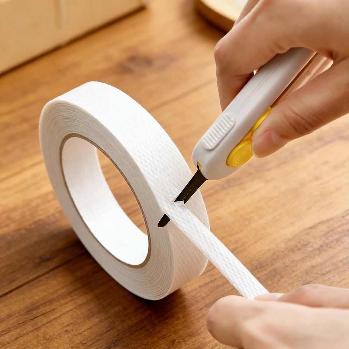 Box Cutter Mini Magnetic Box Cutter Box Cutter Safety Lock For Opening Packages Cartons Box Opener Razor Perfect For Home Use ﻿