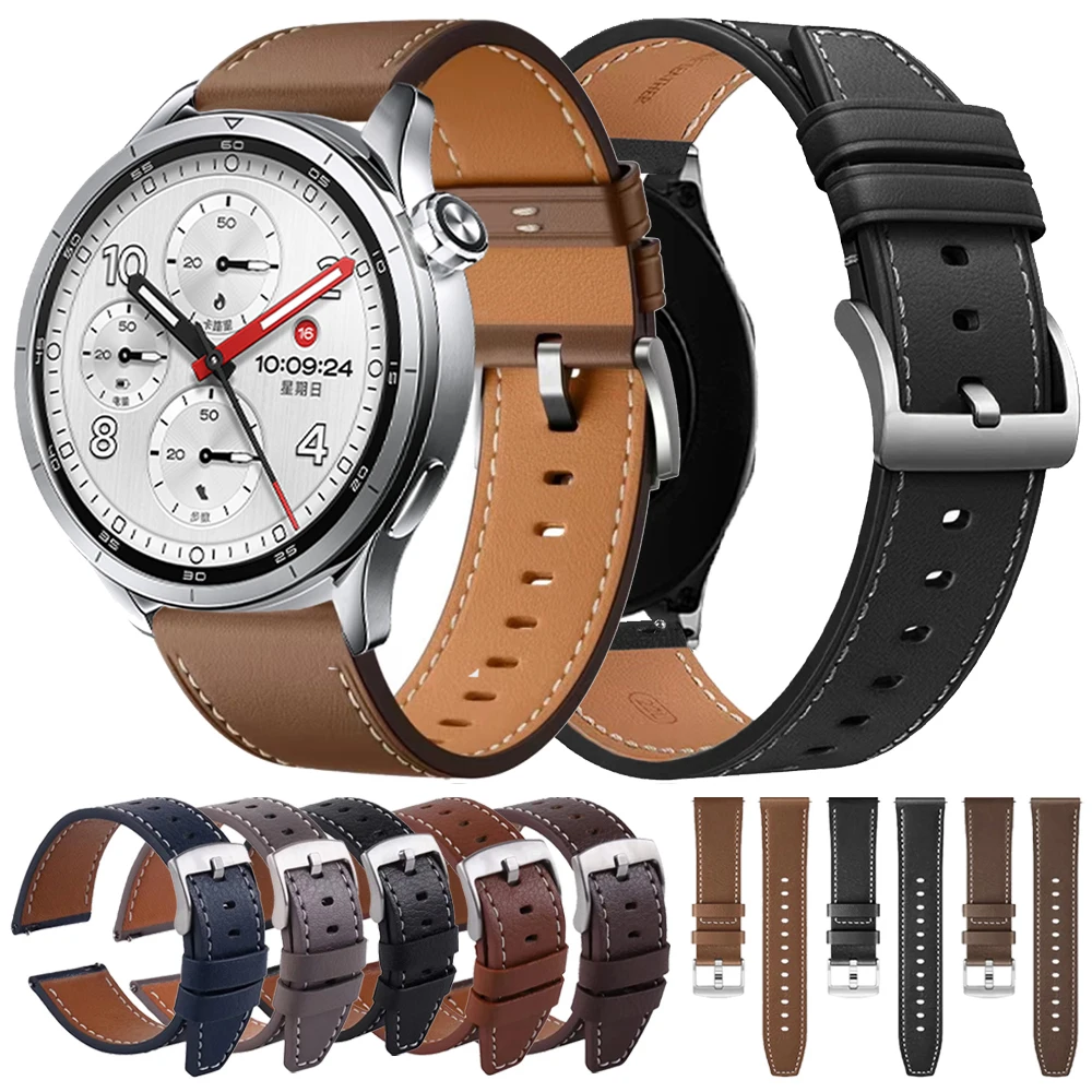 Xiaomi Smartwatch S3 Accessories - 20 22mm Lederen Bandje voor Xiaomi