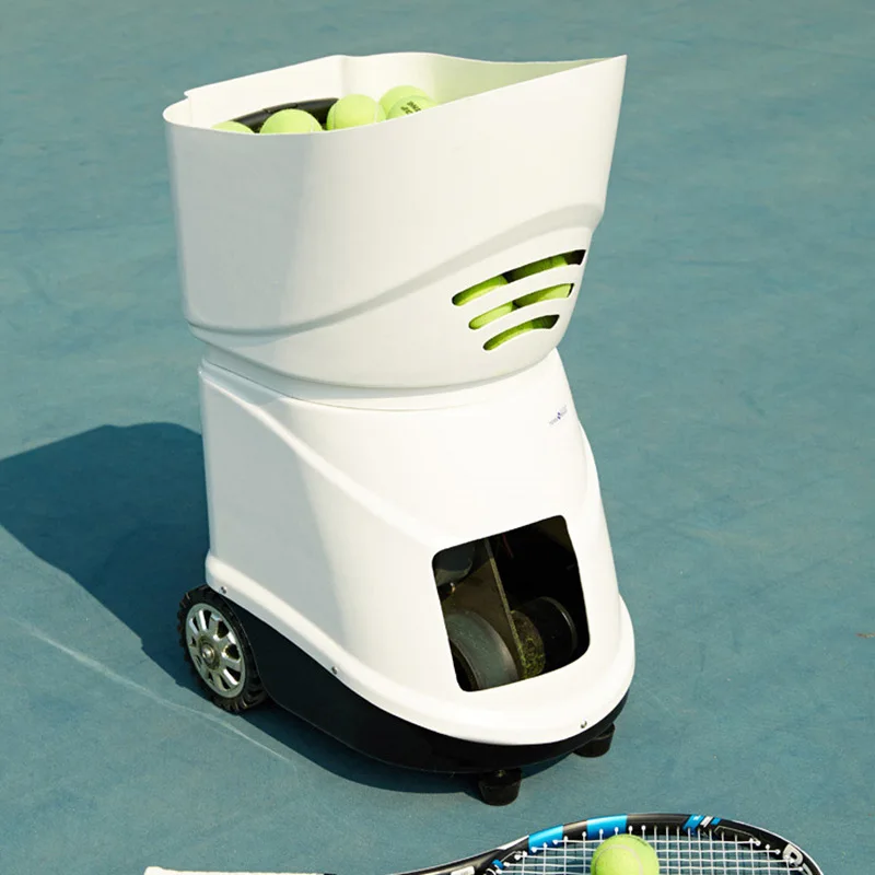 Tennis server, automatic service trainer, trainer, mobile remote control