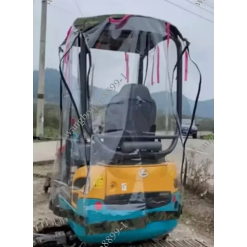 Mini Excavator Car Cover Warm Awning Pvc Windproof For Yanmar 15/17/20/25/27/35