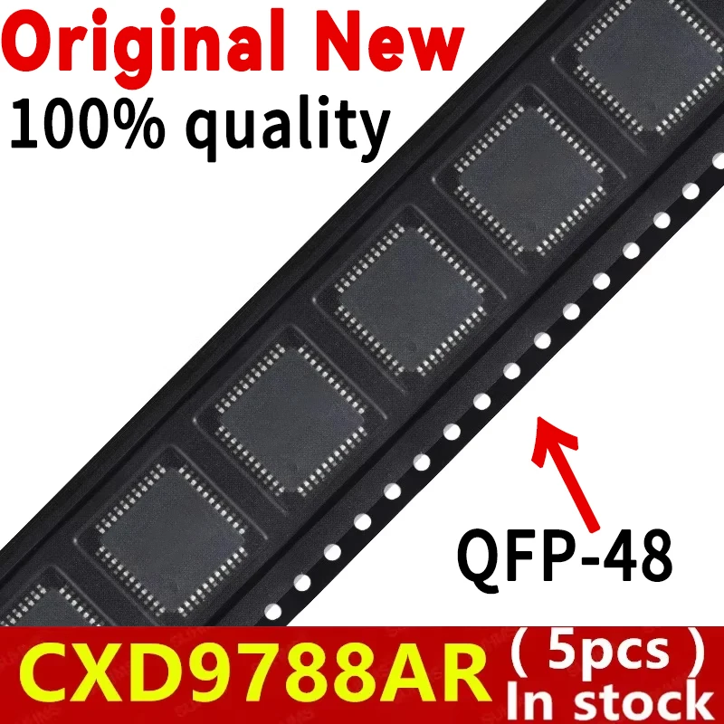 (5piece)100% New CXD9788AR CXD9788 QFP-48 Chipset