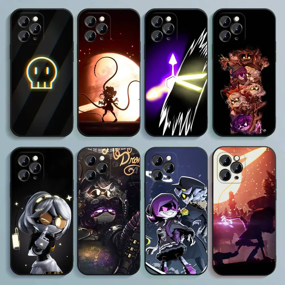 M-murder-drones Capa de telefone para iPhone 17,16,15,14,13,12,Pro,Max,Plus,E,SE4,Air,Mini Capa macia preta