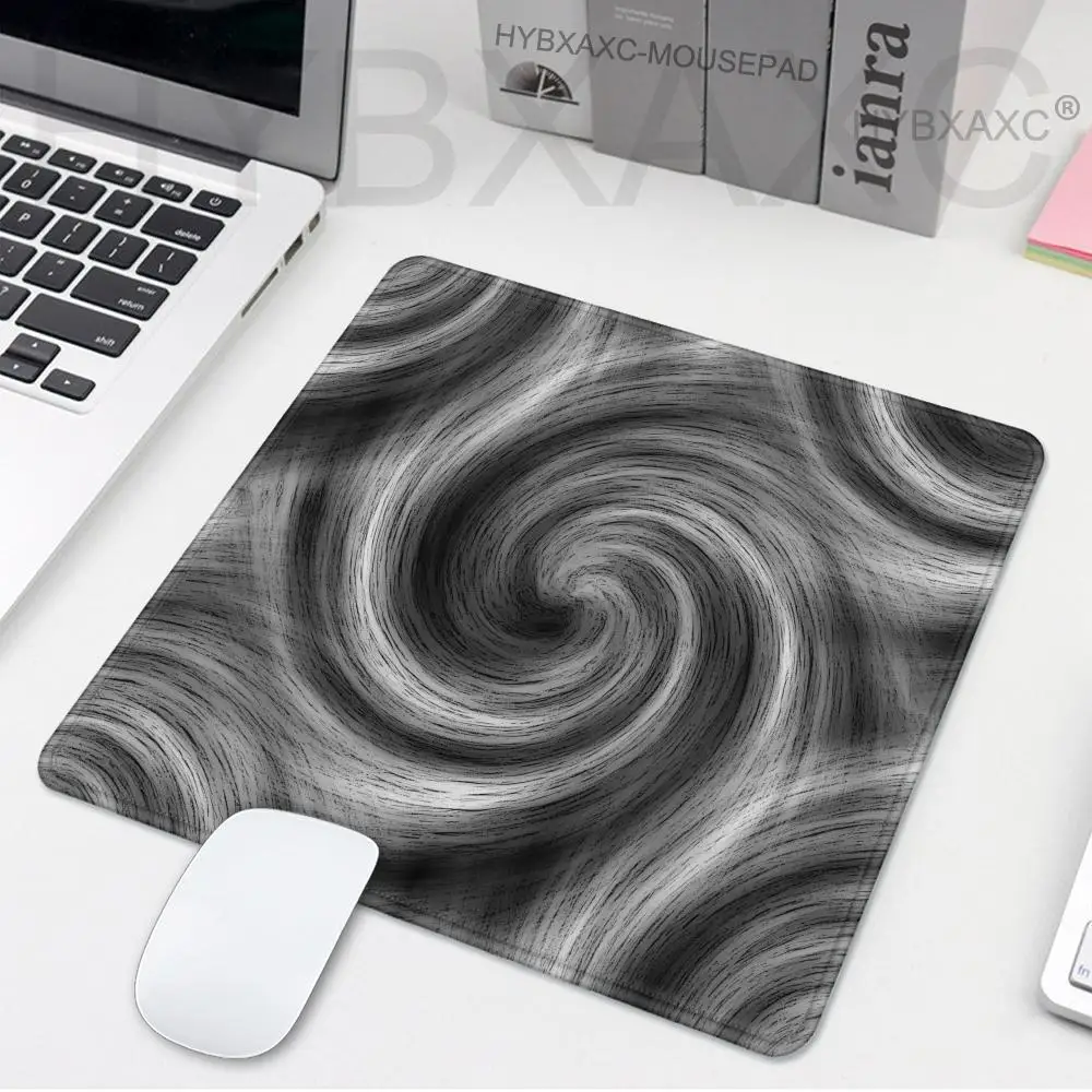 

Swirling Black Mouse Pad Textured Cloth Gaming Mouse Pad - Premium Non-Slip Control Surface for Precision Trackin