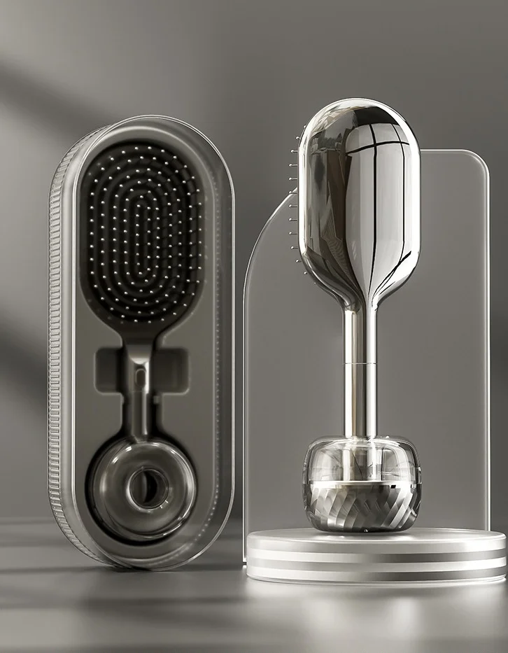 

High-End Detangling Brush: Artisan Styling Tool with Scalp Massage, Compact for Travel, Must-Have Holiday Gift