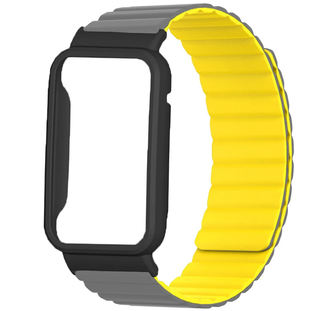 26.1mm Silicone Link For Xiaomi Watch Band 7pro 45mm Original Magnetic Loop bracelet MiBand Series 7pro Strap  Watch Accessories