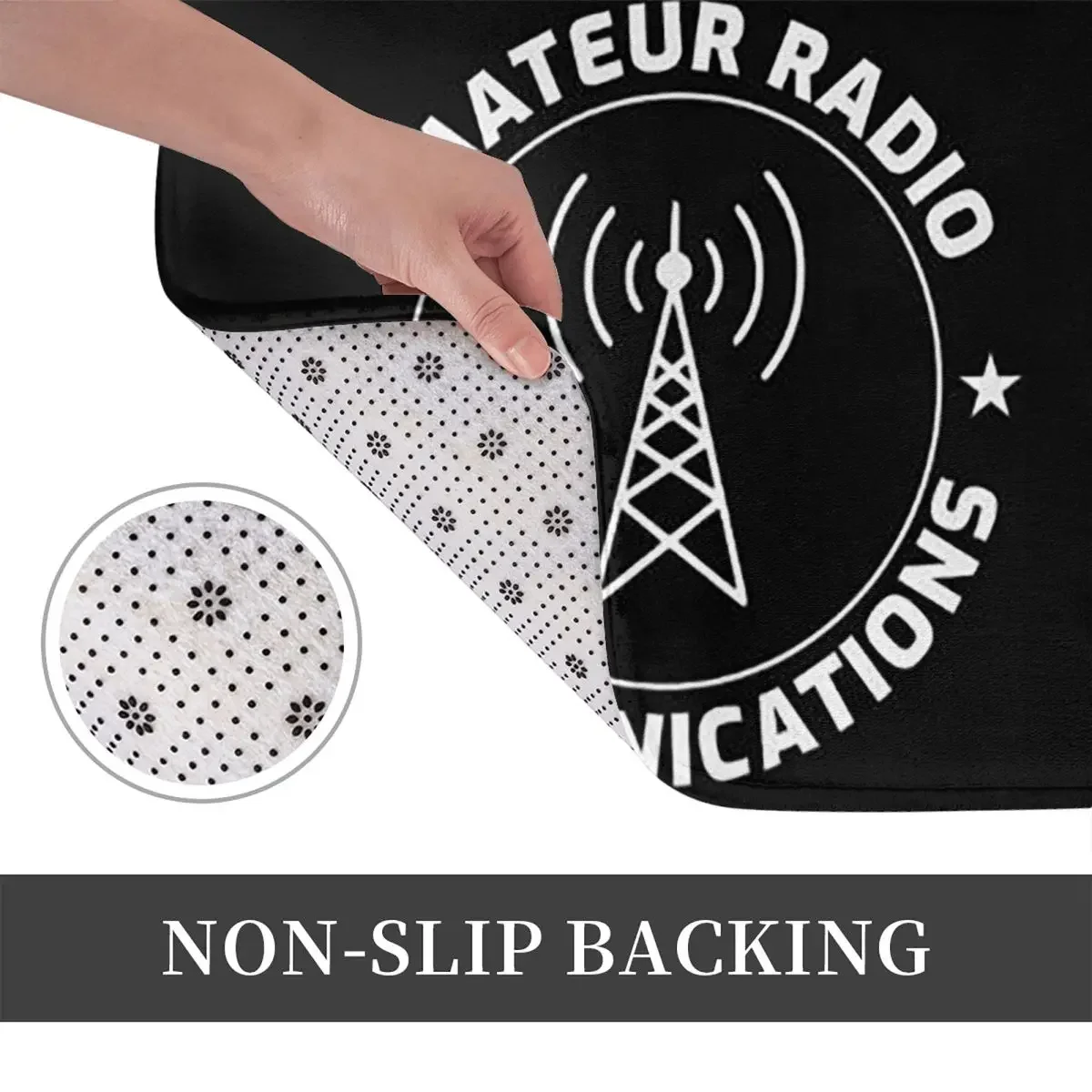 Amateur Ham Radio Operator Gift Doormat Kitchen Entrance Home Floor Mat Non-slip Carpet Rug for Bathroom Footpad Mats
