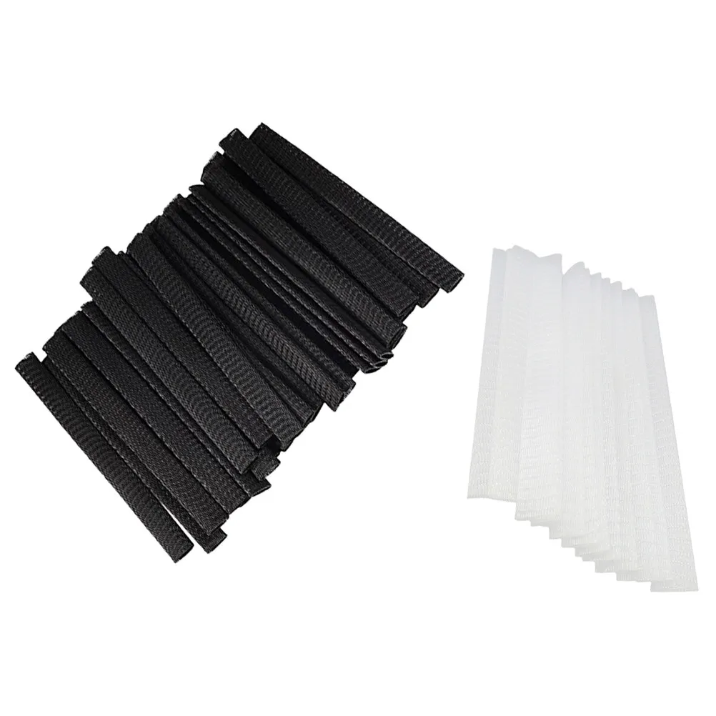 100Pcs Makeup Brush Mesh Covers Expandable Protective Covers Brush Protector Makeup Tool Storage Net Case