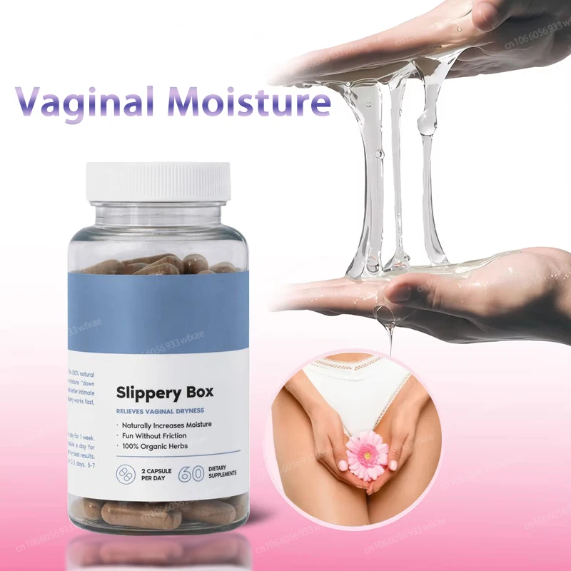

Слизкие капсулы из вяза, увлажняющий аппликатор для здоровья влагалища для облегчения сухости влагалища и длительной влажности