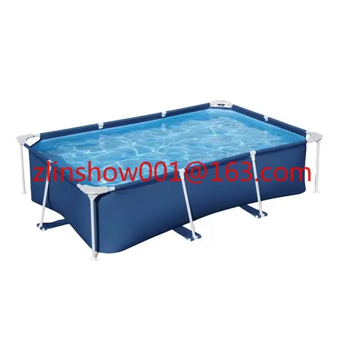 Metal Frame Pool Durable Family Rectangular Swimming Pool Factory Direct Sales