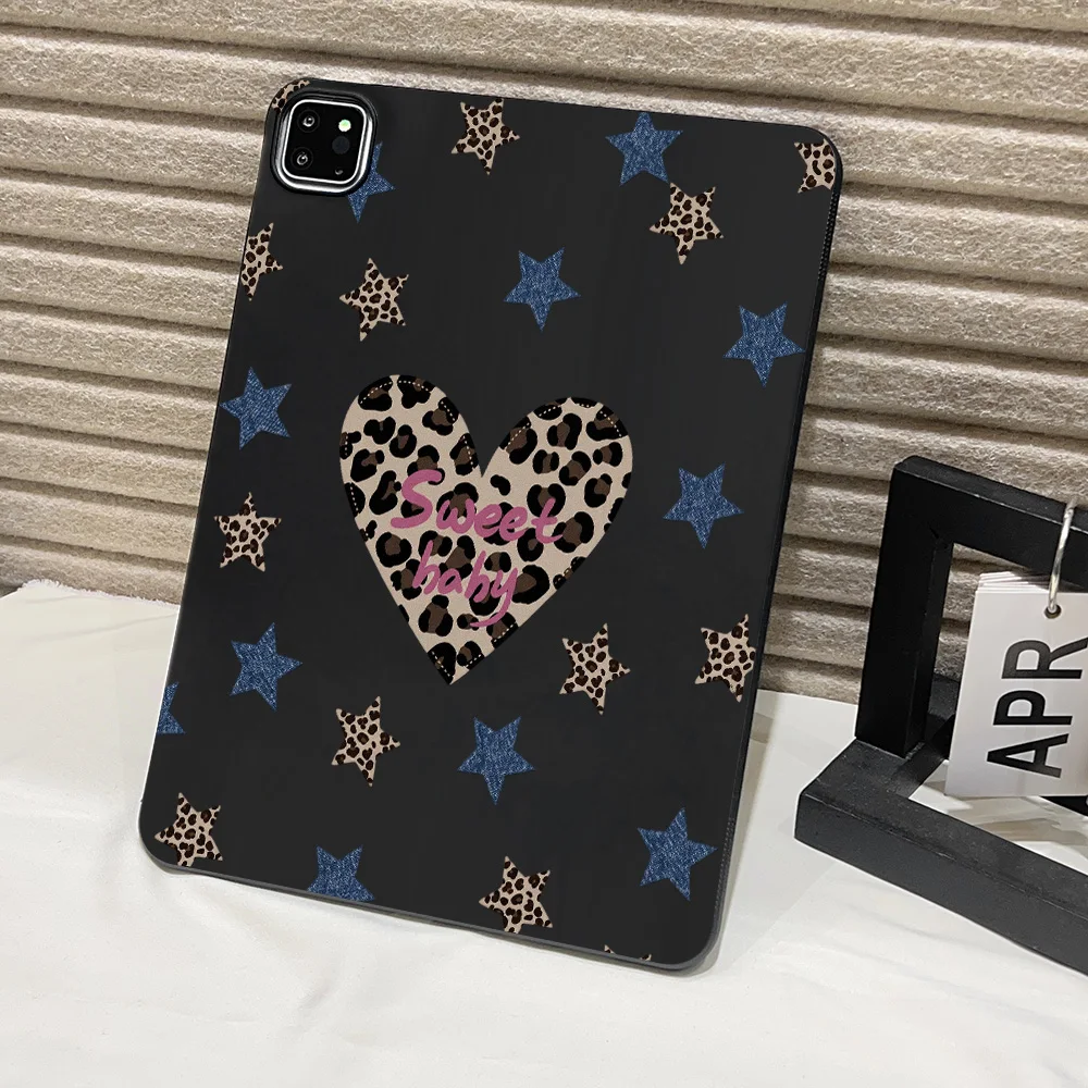 Leopard Print Heart Case For Xiaomi Redmi Pad 2 9.7 2026 Cases K Pad 8.8 2025 SE 11 8.7 Pad 2 Pro 12.1 Tablet Protective Covers