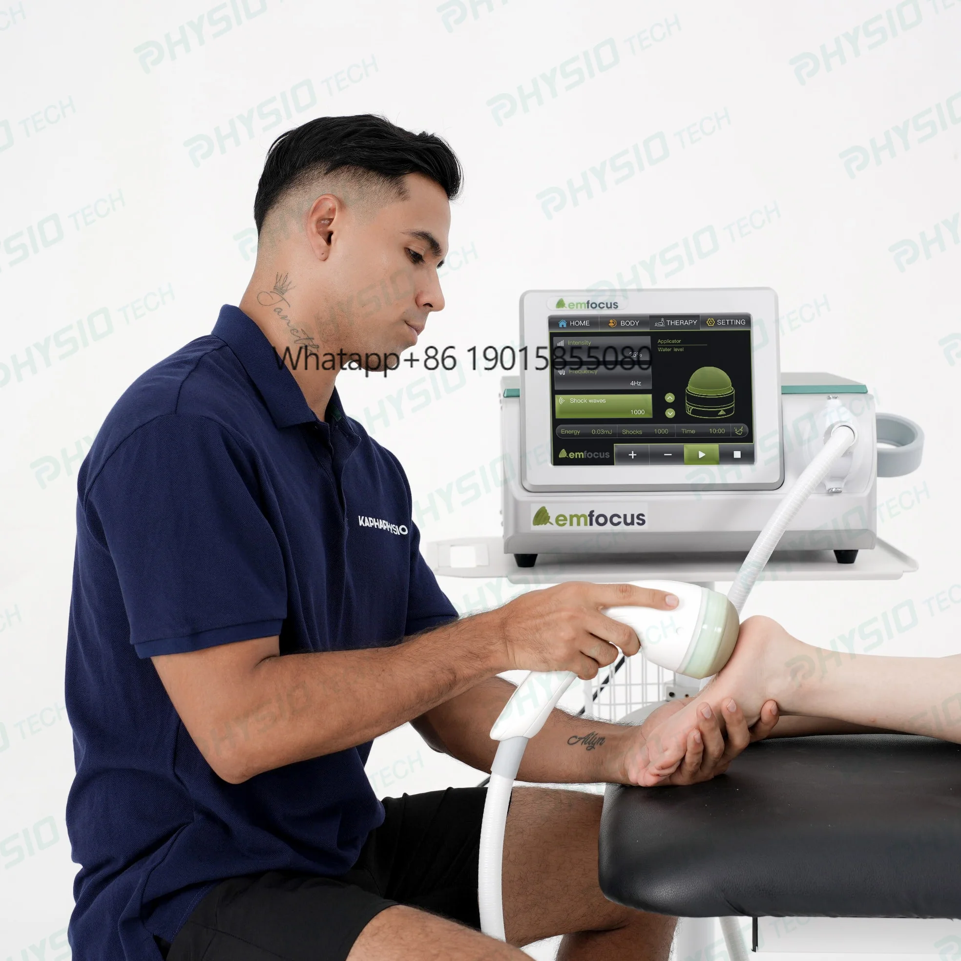 EMFOCUS Focused Shockwave Therapy Machine Focus Shock Wave Machine Physiotherapy Pain Relief Machine