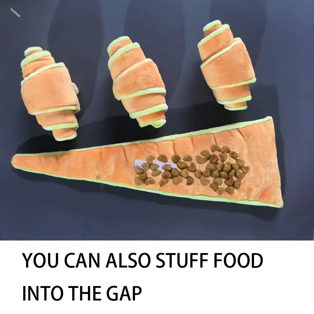 1 unidad de comida oculta, juguetes para olfatear, perros de compañía, vocalizaciones, juguetes de peluche, rodar y rechinar los dientes