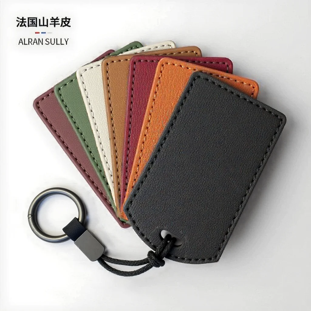 يصلح لشيري ICAR 03T V23 حامل بطاقة مفتاح السيارة NFC حافظة البطاقة الذكية الجلد المدبوغ واقية قذيفة