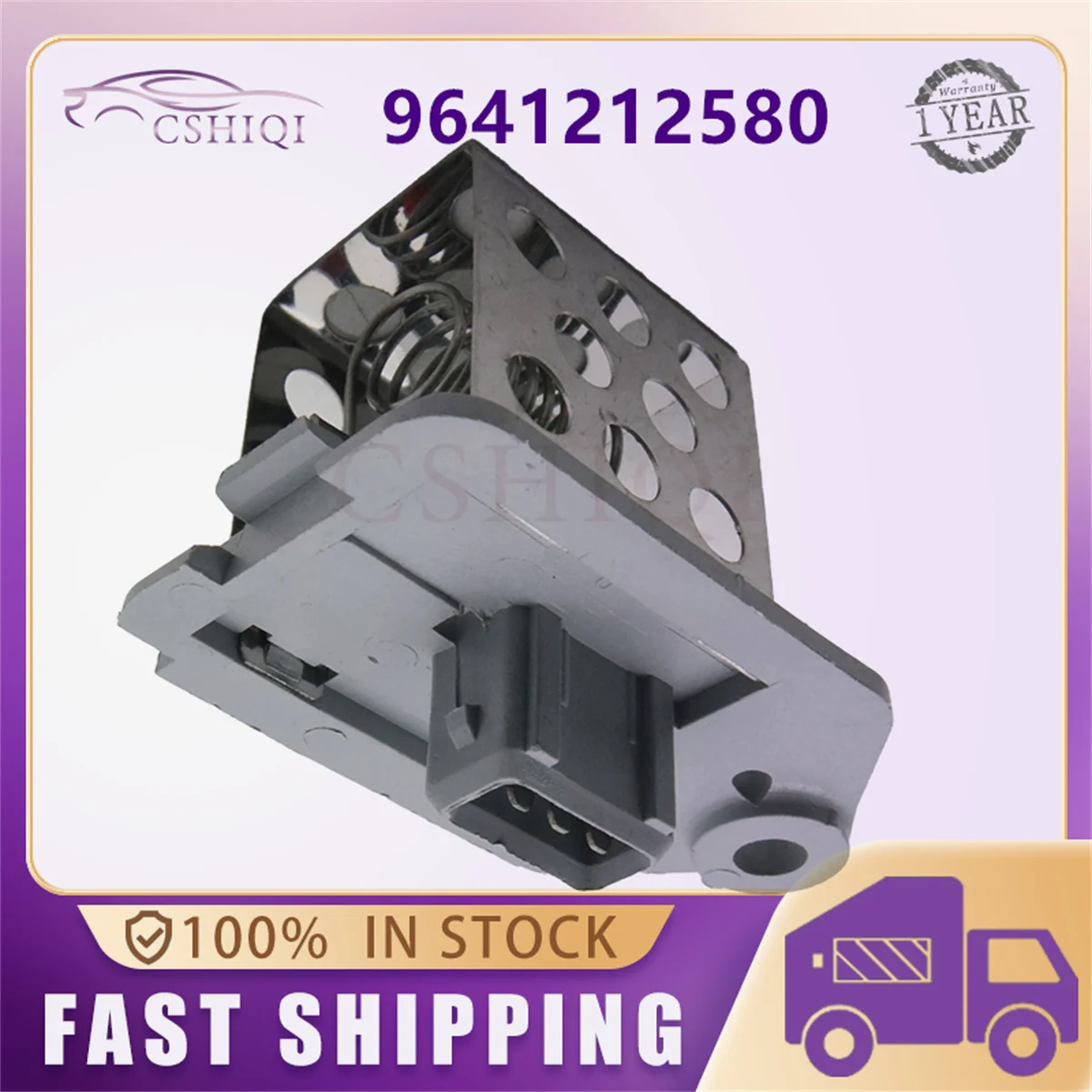 9641212580 For Peugeot 406 607 807 Partner Citroen Berlingo C5 C8 Xsara Heater Blower Motor Fan Resistor Car Accessories