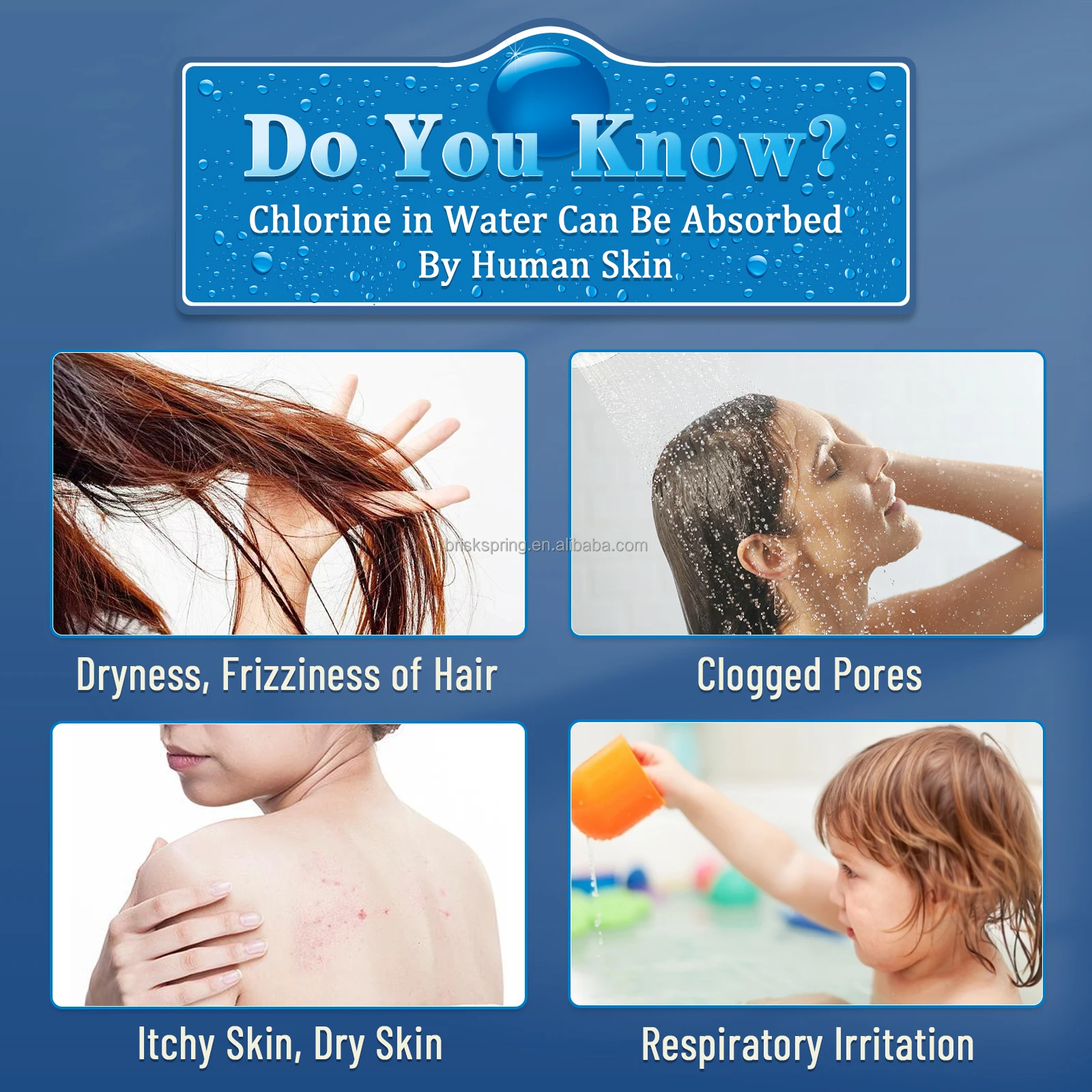 فلتر الدش الممتاز STLF للمياه النظيفة يقلل من المعادن الثقيلة والروائح