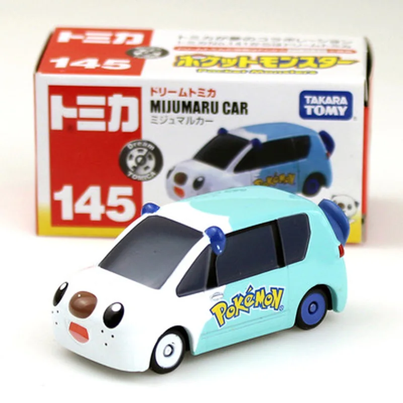 Genuine Spot Goods Takara Tomy Anime Alloy Car Pikachu Batman Model Collect Ornament Car Alloy Toys Motor Vehicle Kid Toy Gift