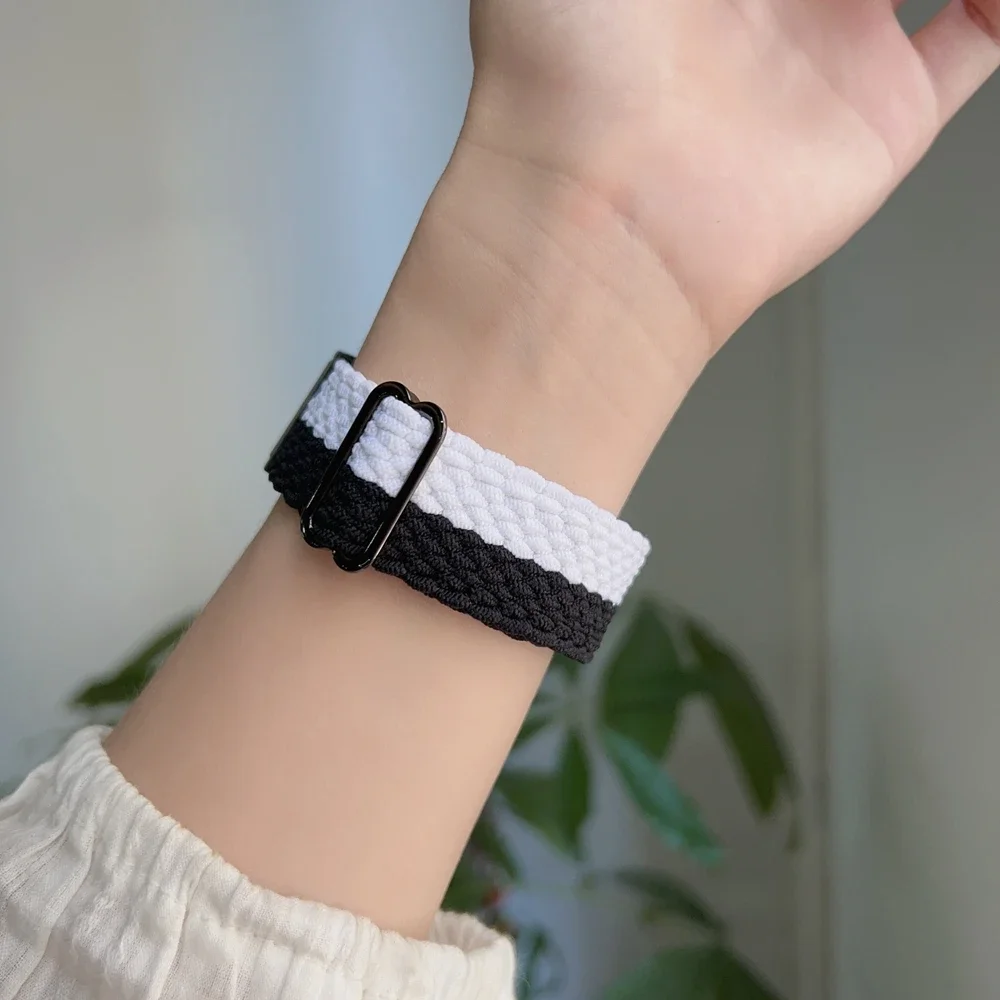 Bonita correa de nailon para reloj Samsung Galaxy Watch 7 FE 5 Pro 4 6 classic 44mm 40mm pulsera deportiva correa Galaxy Watch 7