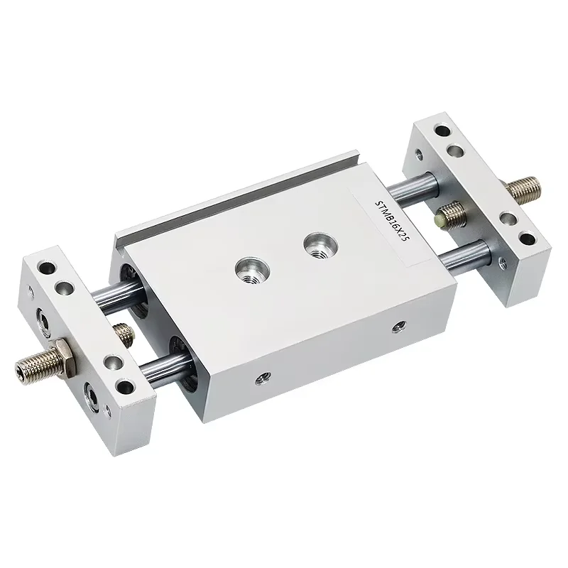 Siłownik pneumatyczny serii STMB Mały regulowany stół przesuwny z podwójnym wałem Siłownik z podwójnym prętem STMB10/16/20/25-50/100/150