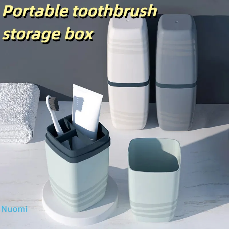 

Portable Toothbrush Toothpaste storage box Wash Cup Toothbrush Cup Mouthwash Cup Travel and camping storage supplies Household
