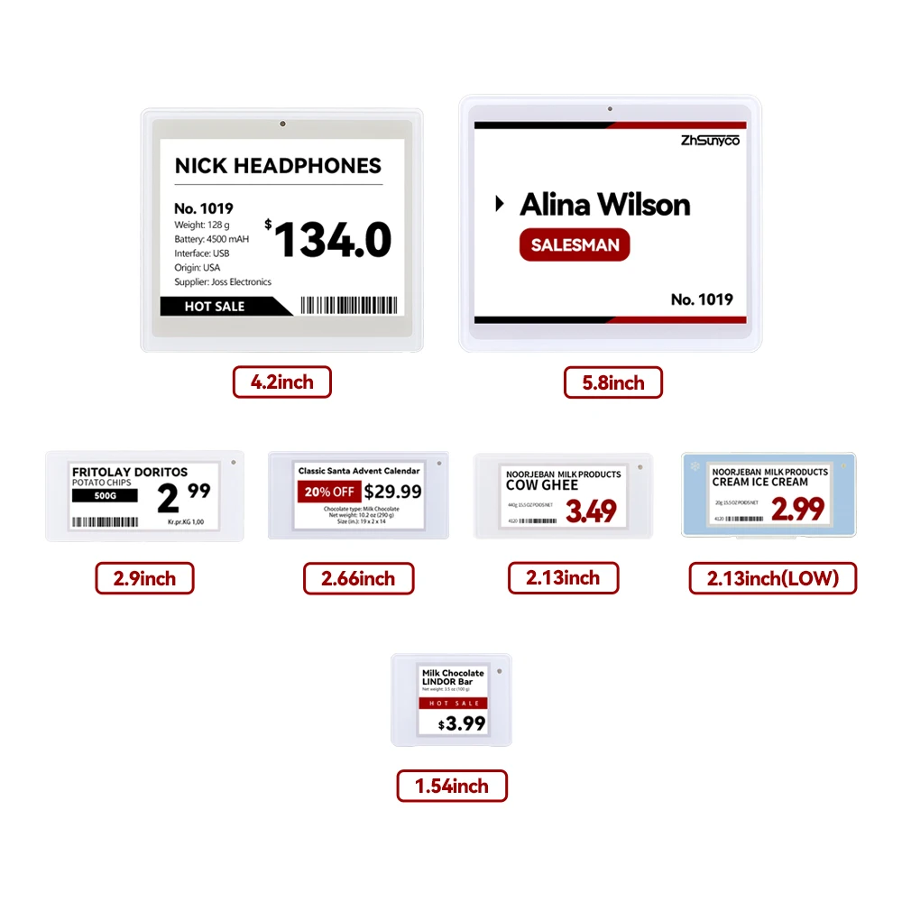 Ms2.4Ghz E-Ink Esl …