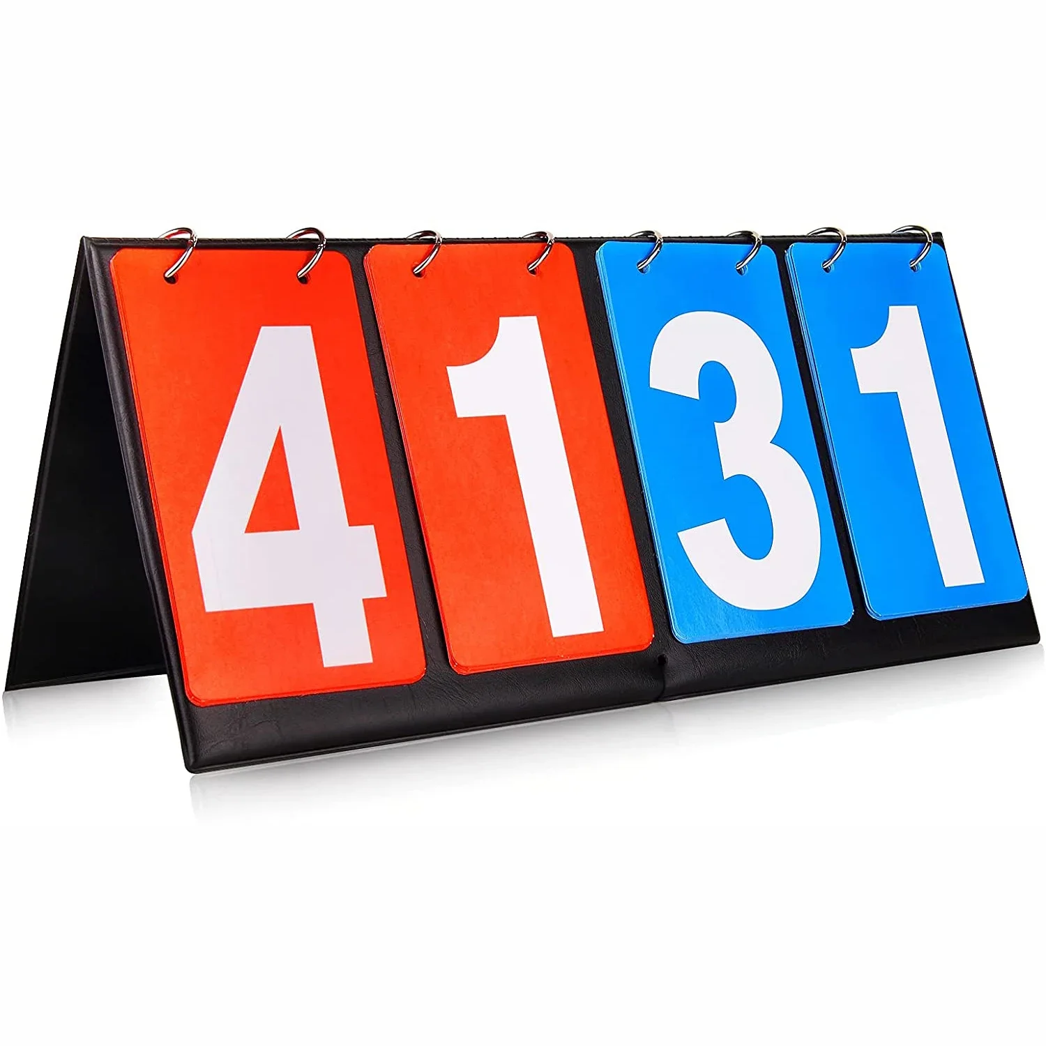 

Scoreboard Score Keeper Score Flipper For Basketball Tennis Sports Pu Leather Material Turn Points Board