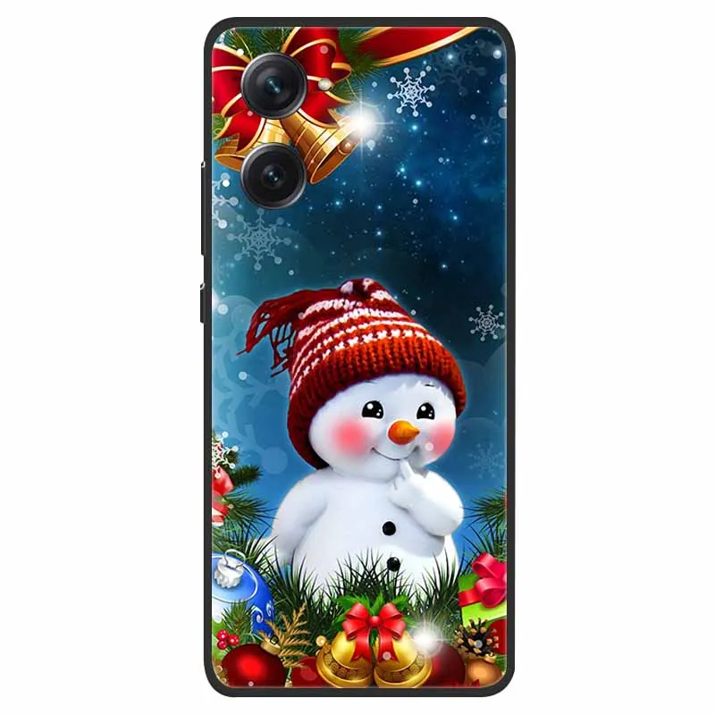 For Realme 10 4G Case Christmas Soft TPU Silicone Phone Back Cover Case For Realme 10 Realme10 4G 2022 Fundas Shockproof Coque