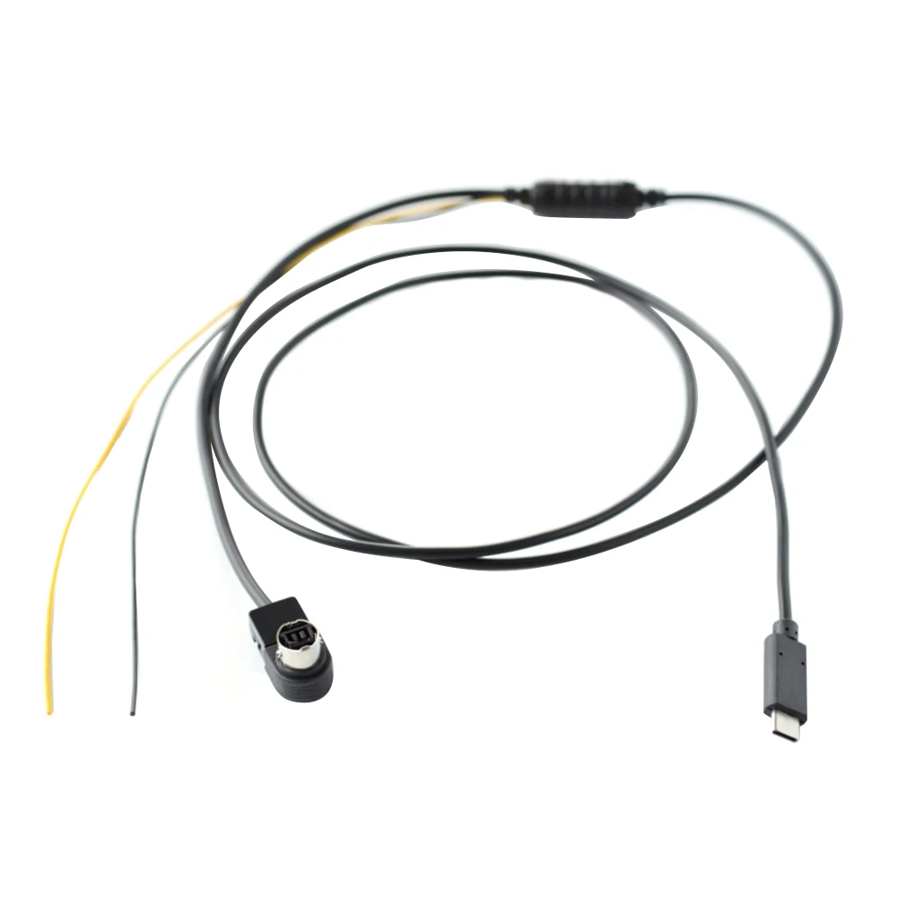 

For Alpine Audio CD Player TYPEC Audio Input Cable AUX Audio+Charging Cable 2024 Hot Sale Brand New And High Quality Discount